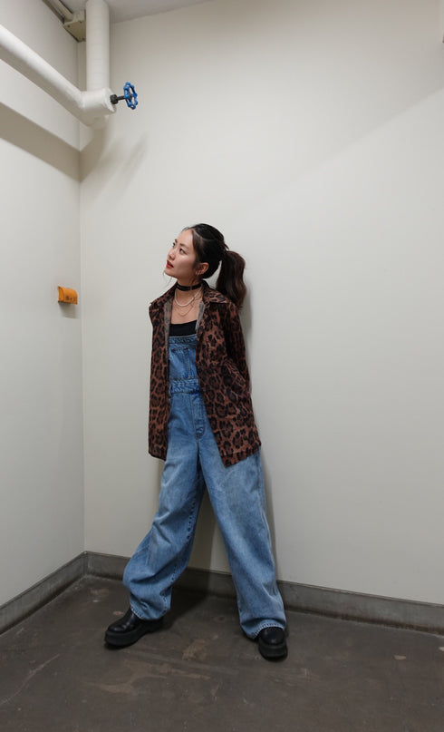 ワークデニムサロペット